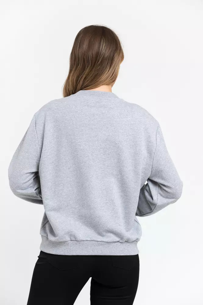 Trussardi Women's Gray Cotton Sweatshirt