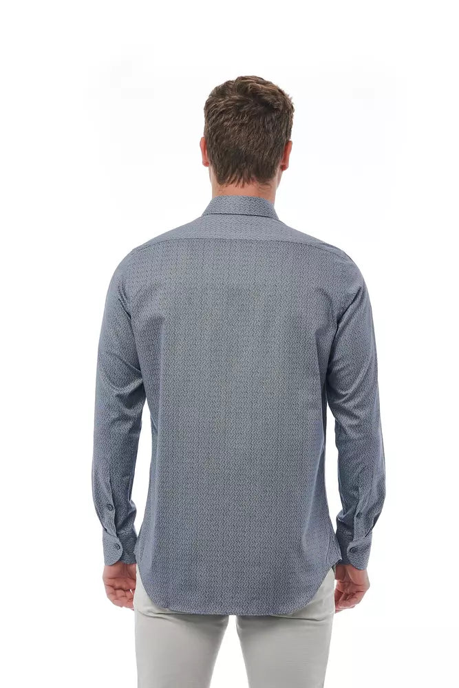 Bagutta Men's Black Cotton Shirt