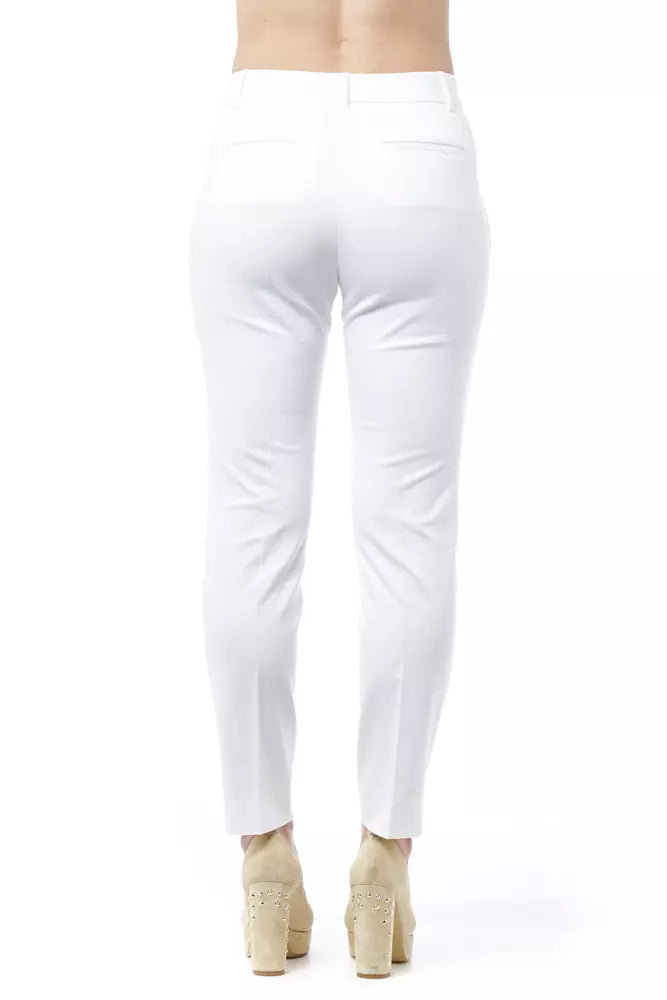 Peserico Schicke Hose mit hoher Taille und Zigarettenbein