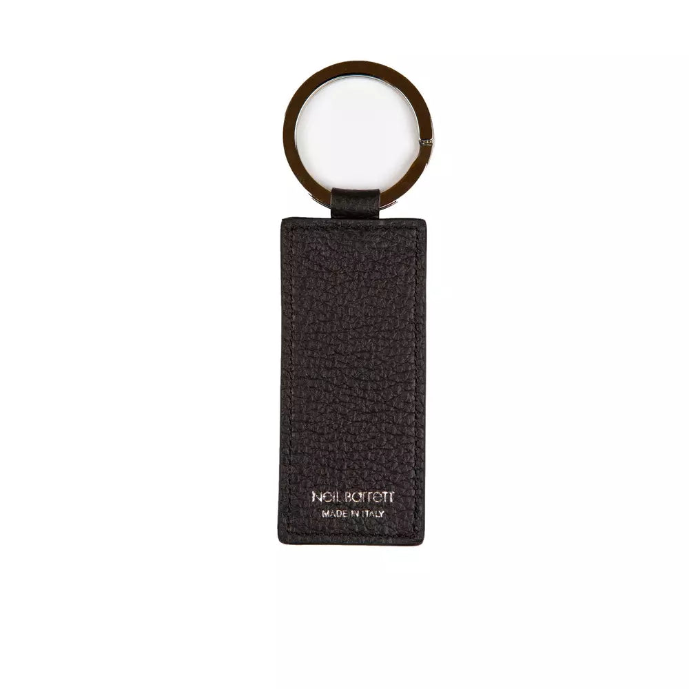 Neil Barrett Men's Black Leather Keyring