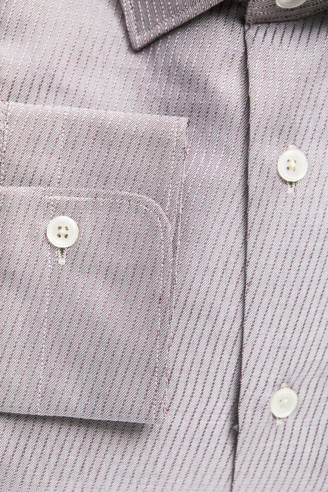 Robert Friedman Men's Beige Cotton Shirt
