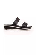 Péché Originel Schwarze Textil-Sandale für Damen