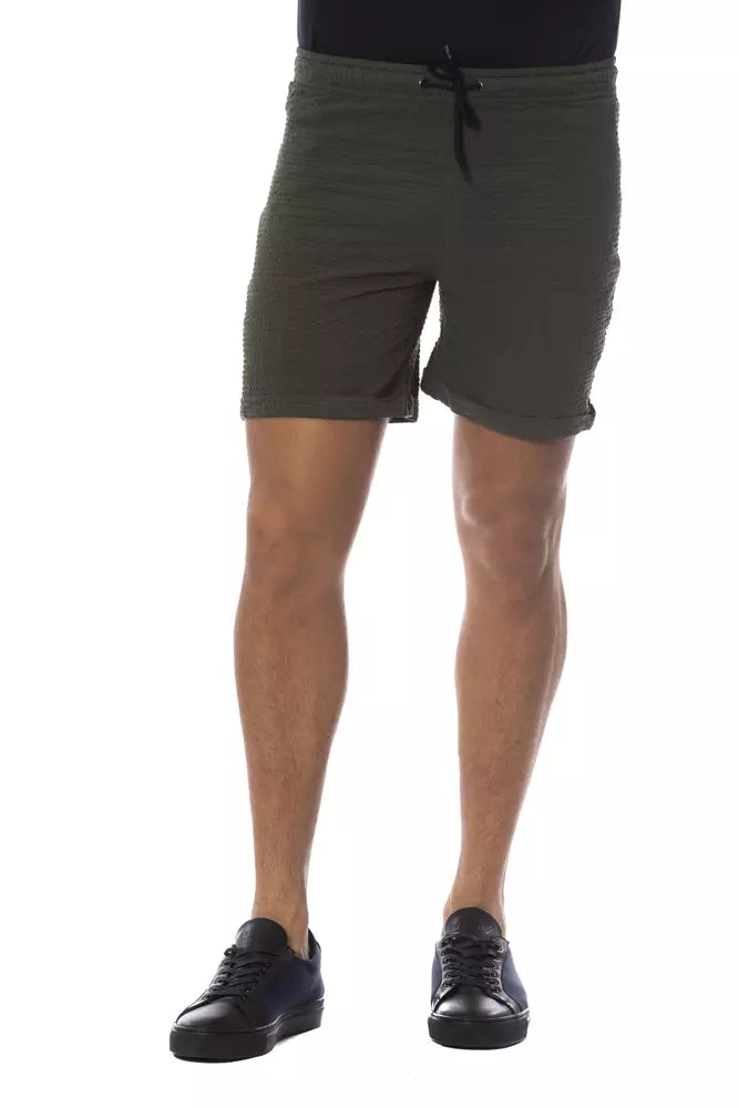 Verri Men's Cotton Army-Look Shorts