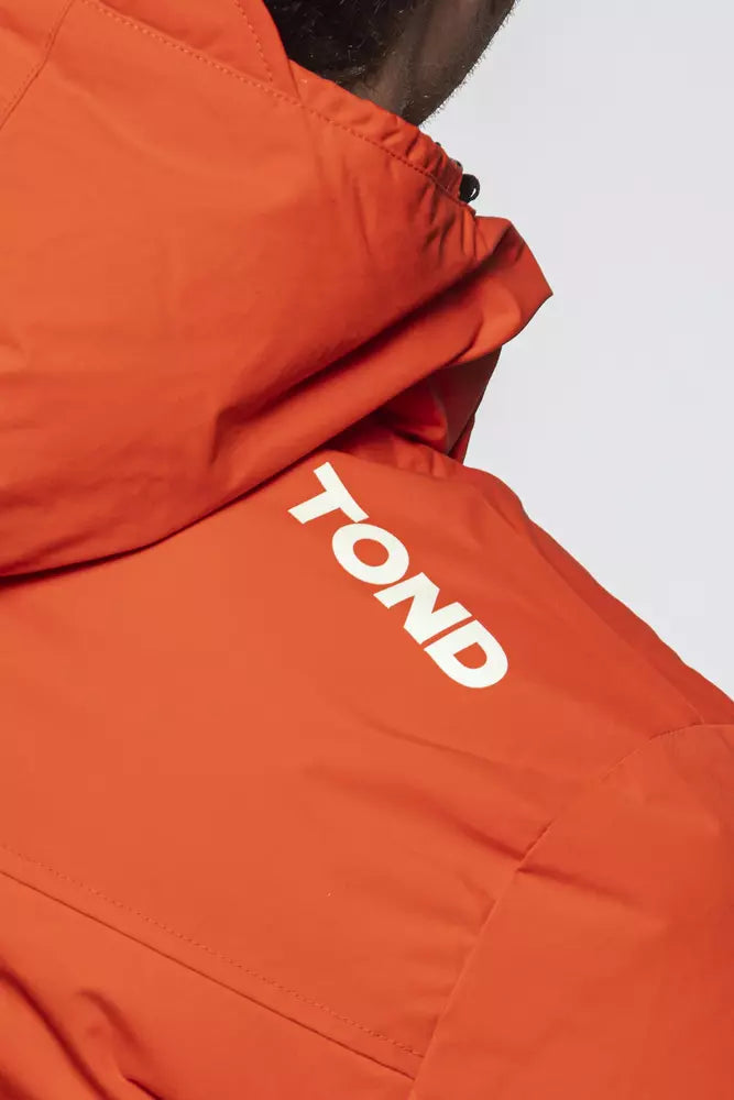 Tond Rote Polyester-Jacke für Herren