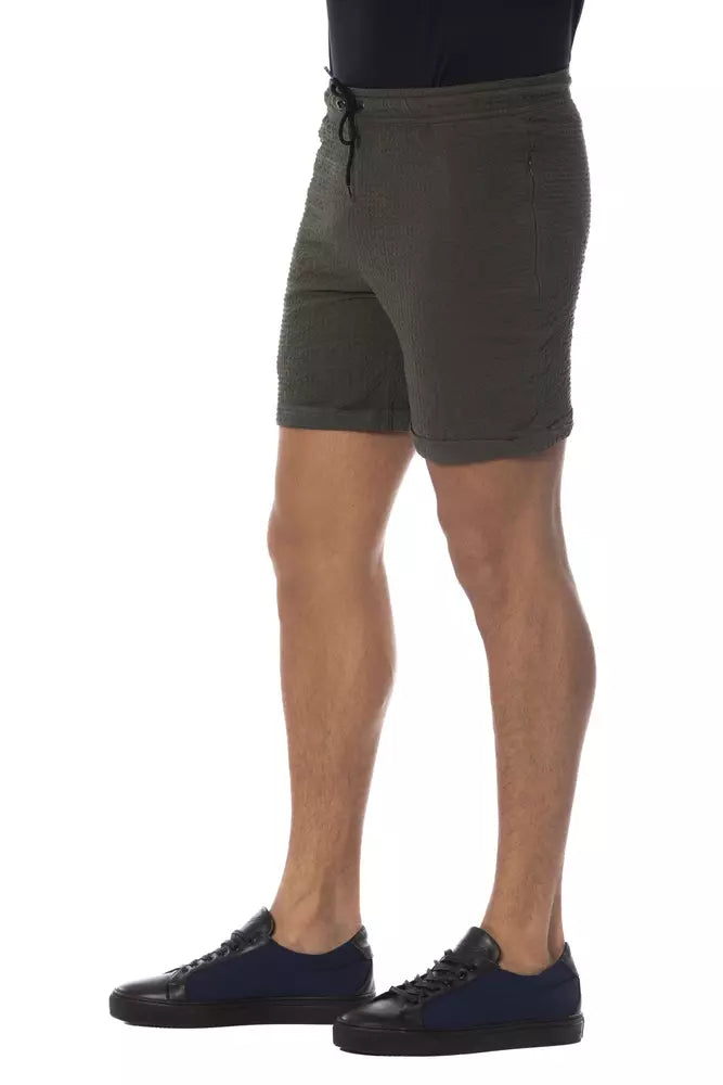 Verri Men's Cotton Army-Look Shorts