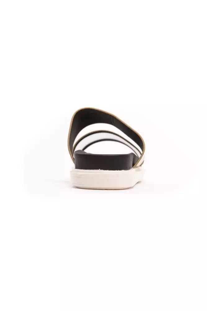Péché Originel Golden Polyethylene Sandals