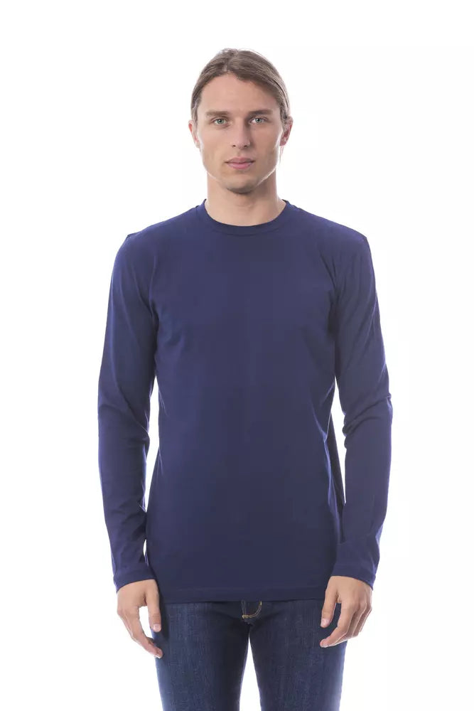 Verri Men's Blue Cotton T-Shirt
