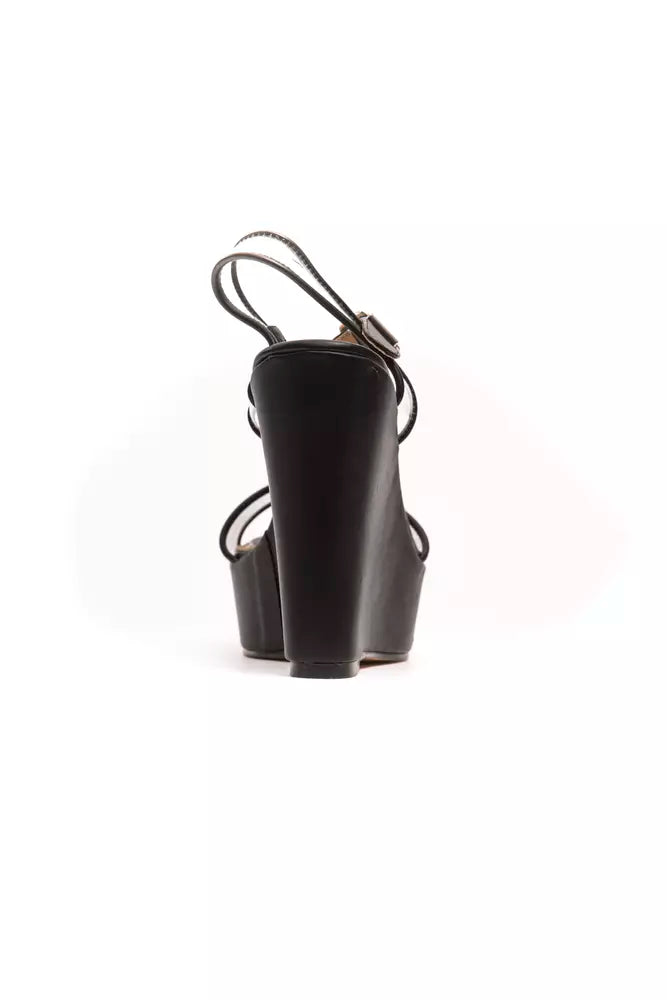 Péché Originel Schwarze Polyethylen-Sandalette