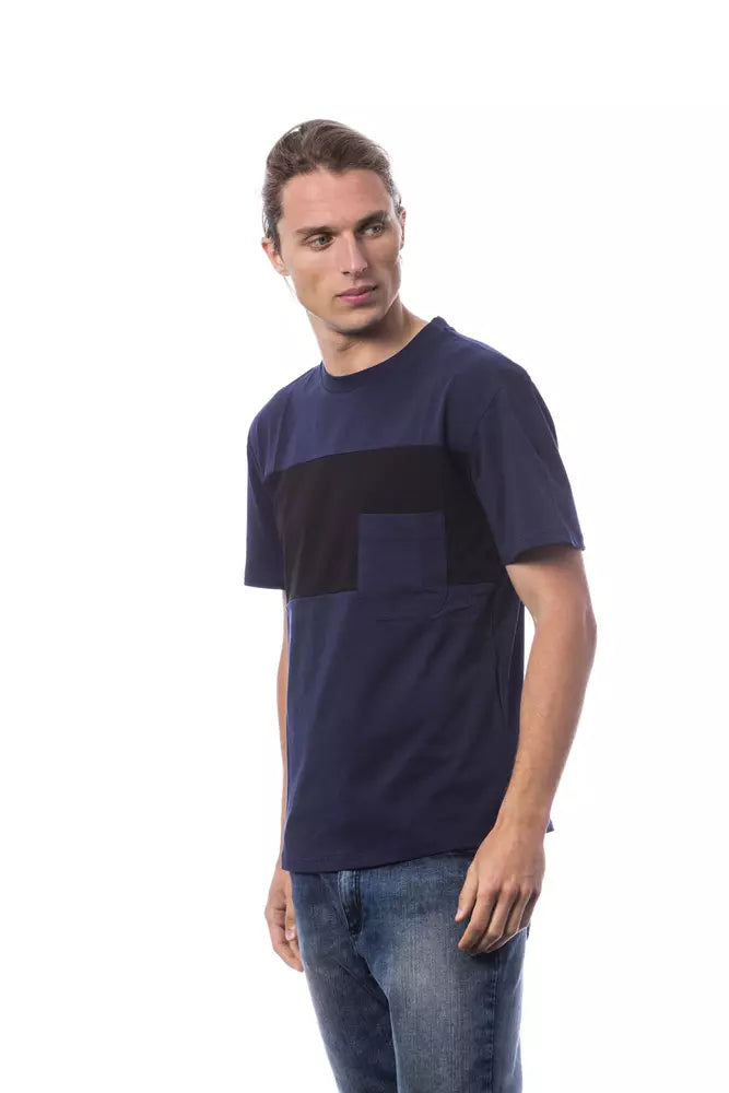 Verri Men's Cotton T-Shirt in Blue