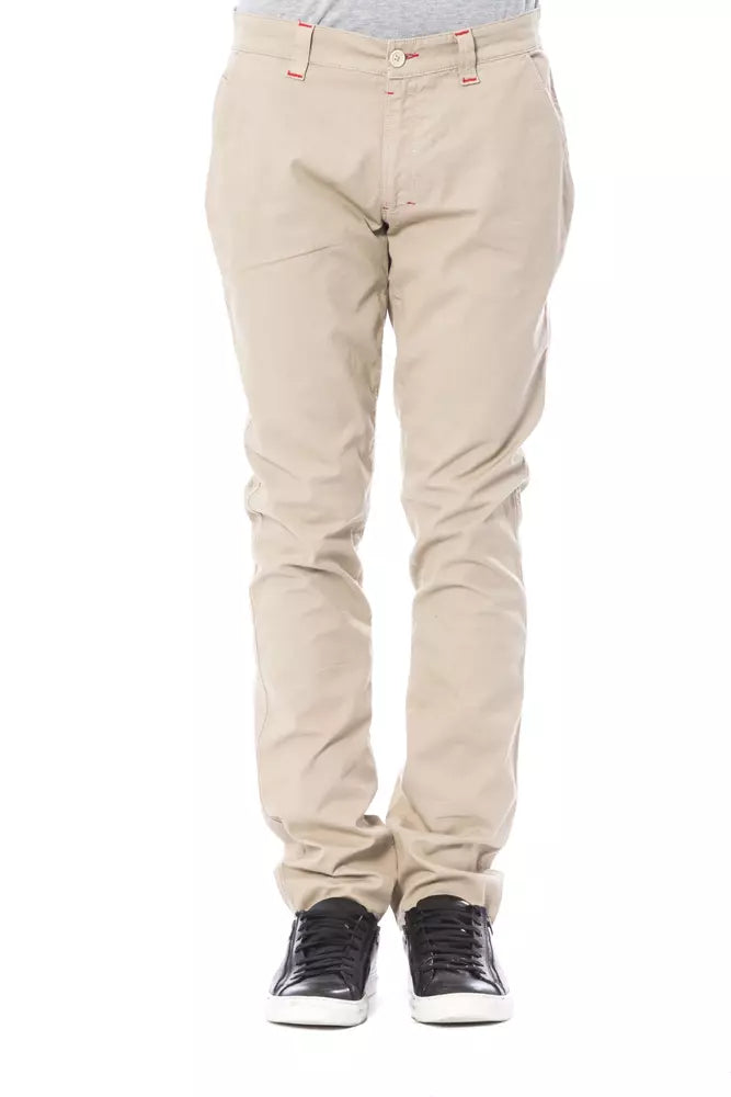 Verri Men's Beige Cotton Chino