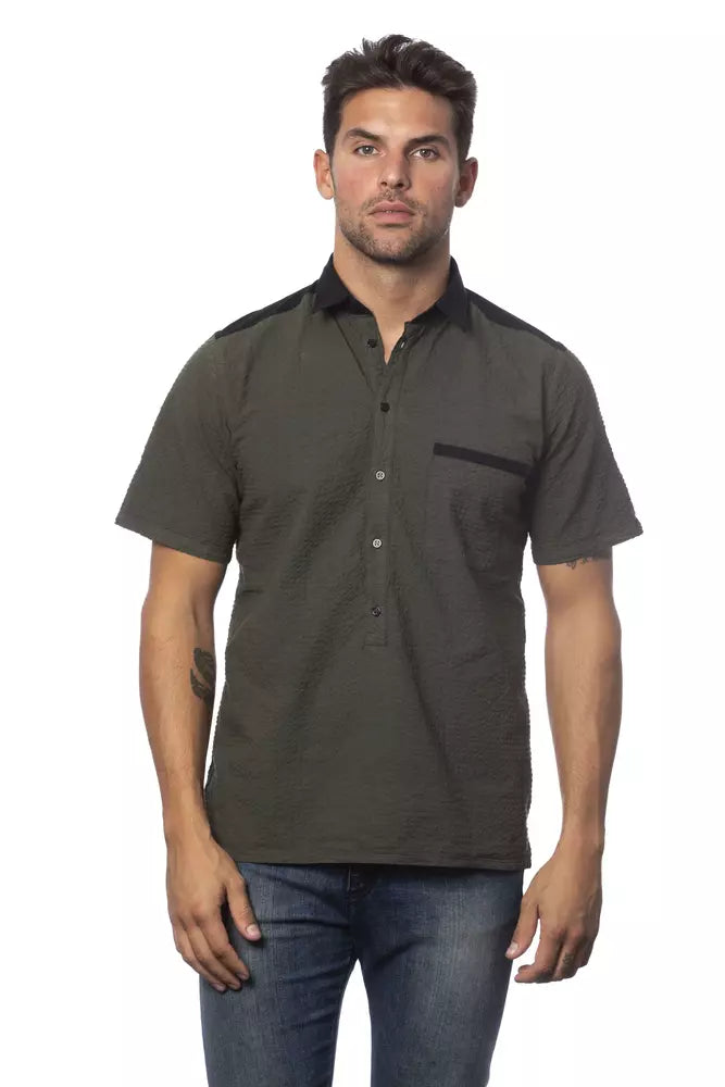 Men's Verri Military Style Cotton Shirt