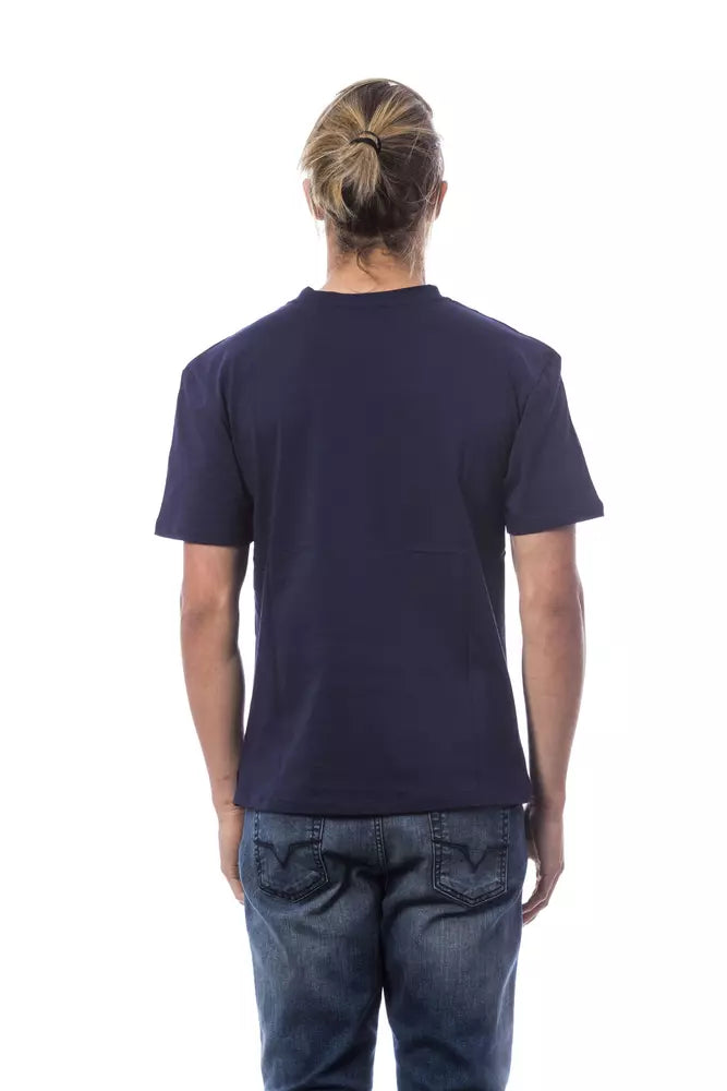 Verri Men's Cotton T-Shirt in Blue