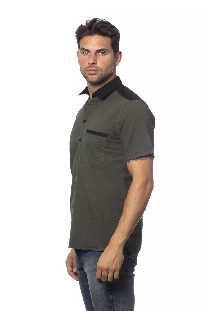 Men's Verri Military Style Cotton Shirt