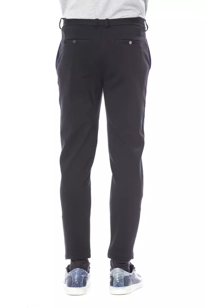 Verri Blaue Herrenhose aus Viskose