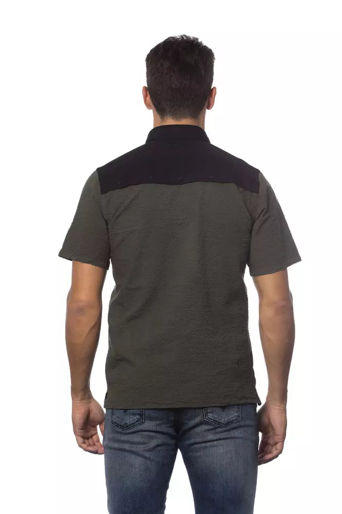 Men's Verri Military Style Cotton Shirt