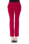 BYBLOS Fuchsiafarbene Damenhose aus Polyester