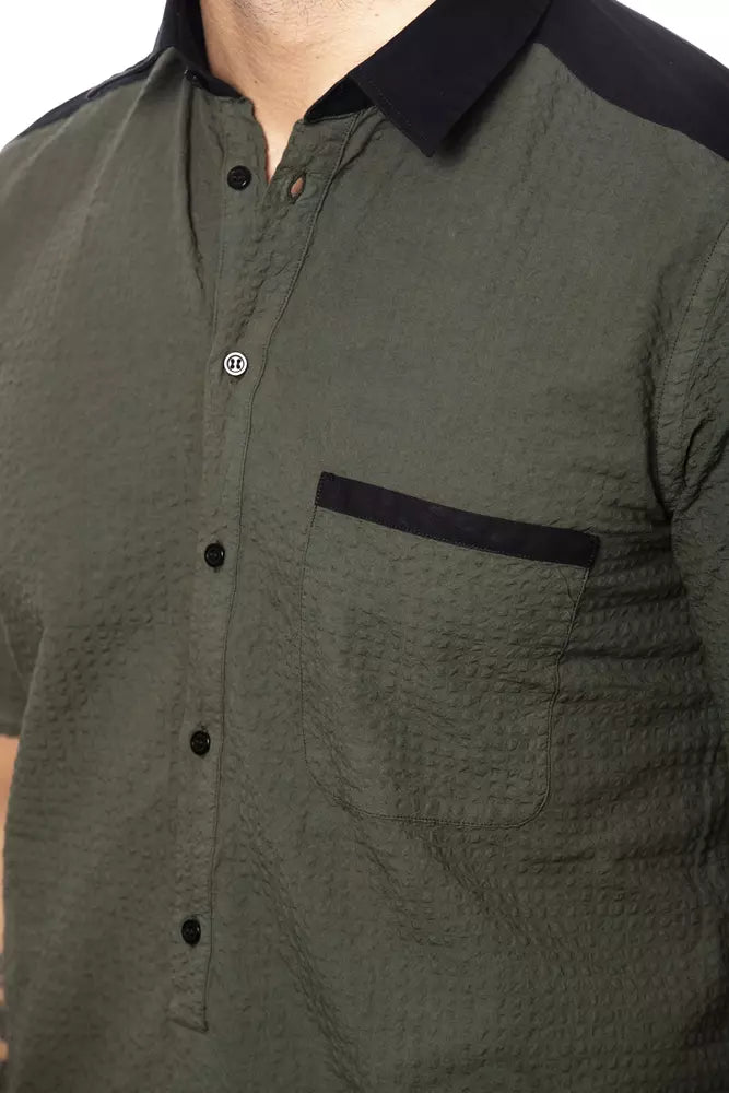 Men's Verri Military Style Cotton Shirt