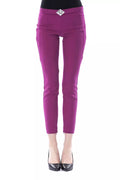 BYBLOS Lila Polyester Damenhose