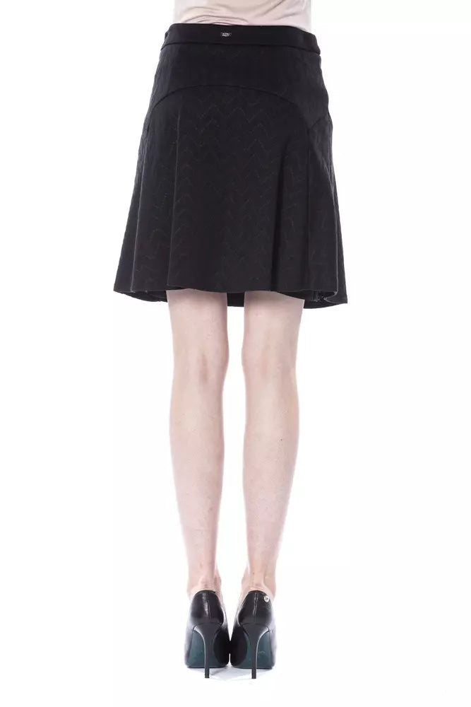 BYBLOS Schwarzer Polyester-Rock für Damen
