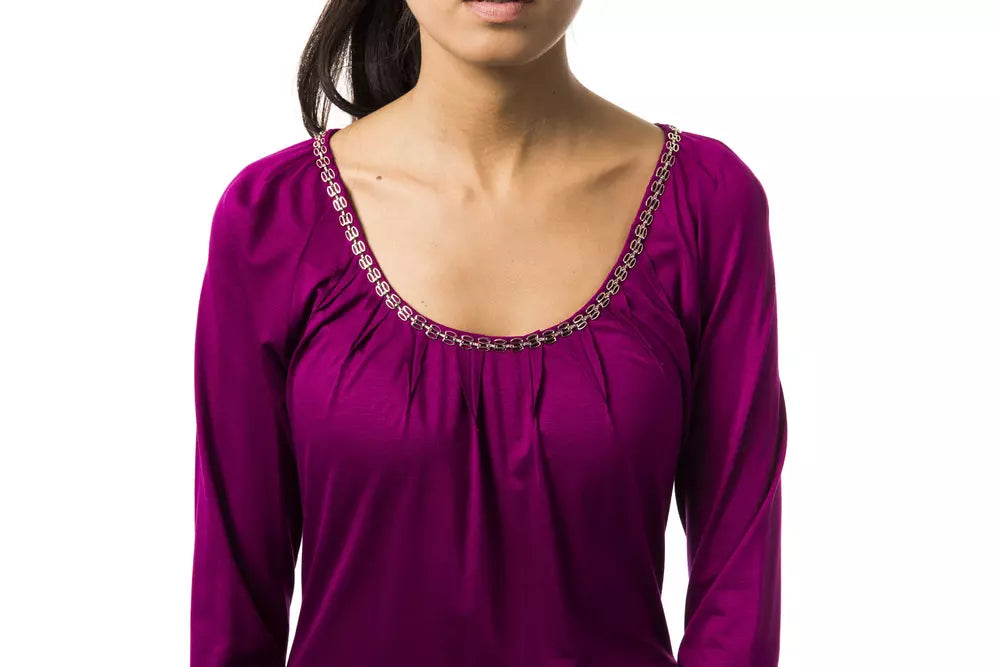 BYBLOS Lilac Viscose Women's Top