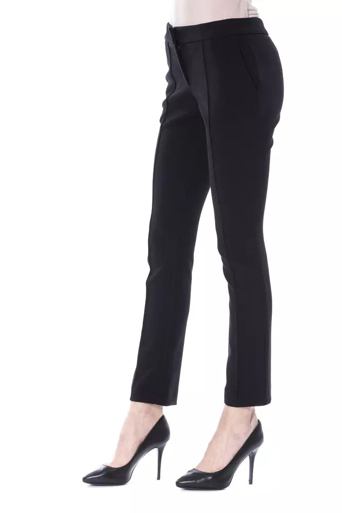 BYBLOS Schwarze Damenhose aus Polyester