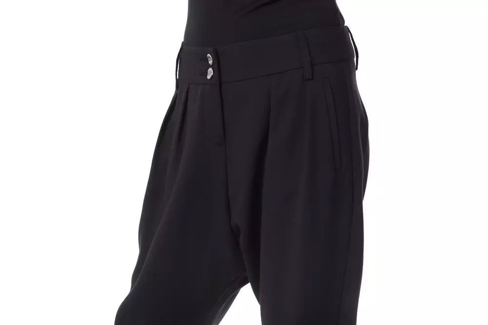 BYBLOS Schwarze Polyesterhose für Damen