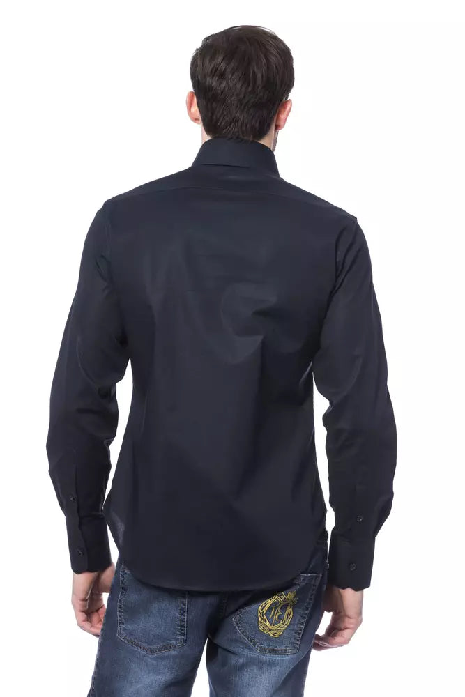 Billionaire Italian Couture Blaues Denim-Hemd