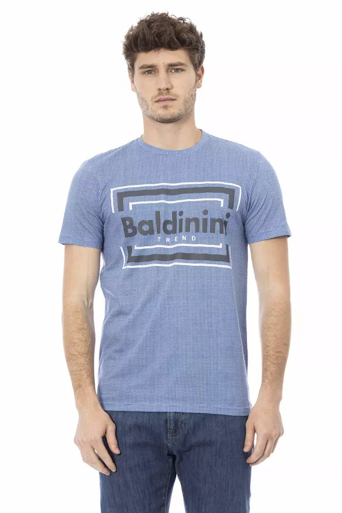 Baldinini Trend Men's Light Blue Cotton T-Shirt