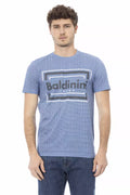 Baldinini Trend Men's Light Blue Cotton T-Shirt