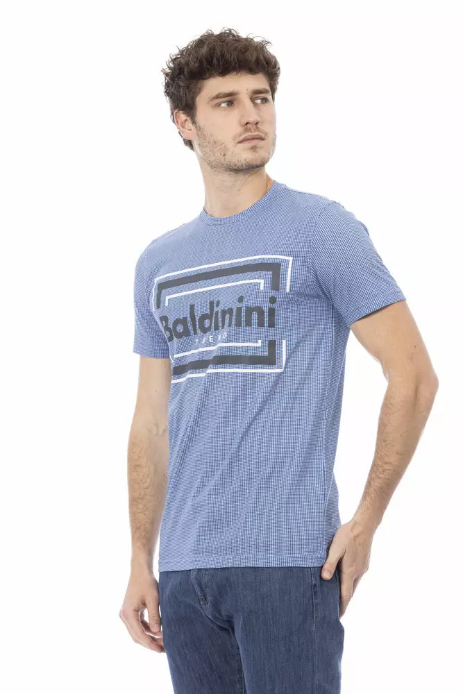 Baldinini Trend Men's Light Blue Cotton T-Shirt