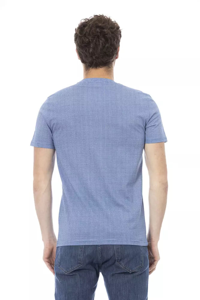 Baldinini Trend Men's Light Blue Cotton T-Shirt