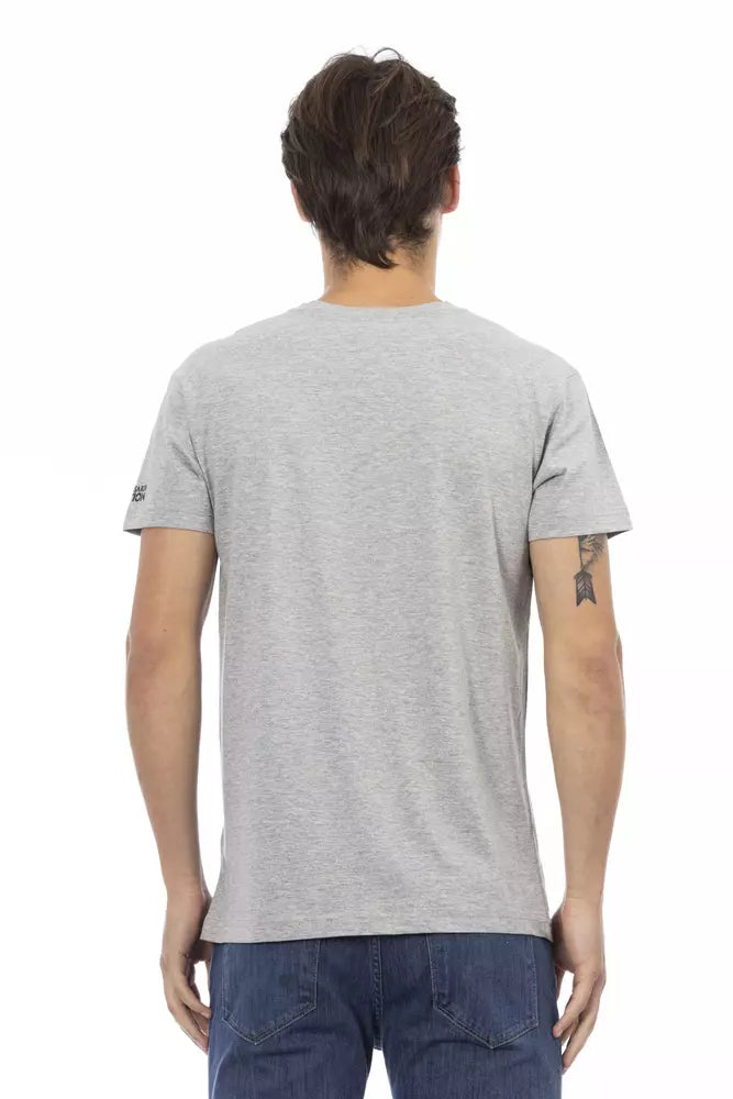 Men's Trussardi Action Grey Cotton T-Shirt