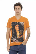 Trussardi Action Men's Orange Cotton T-Shirt
