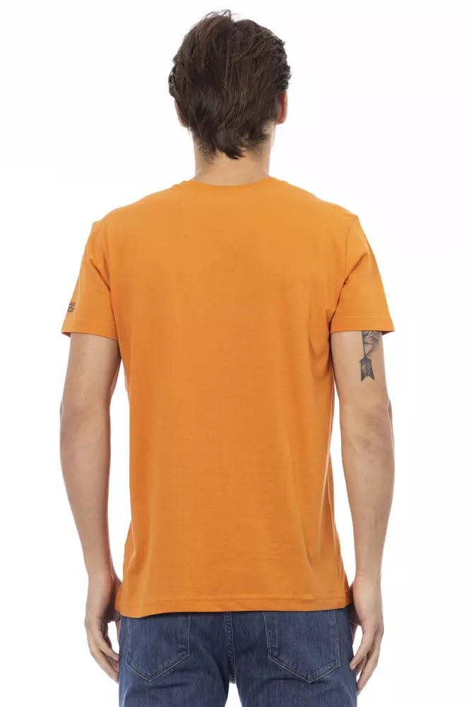 Trussardi Action Men's Orange Cotton T-Shirt