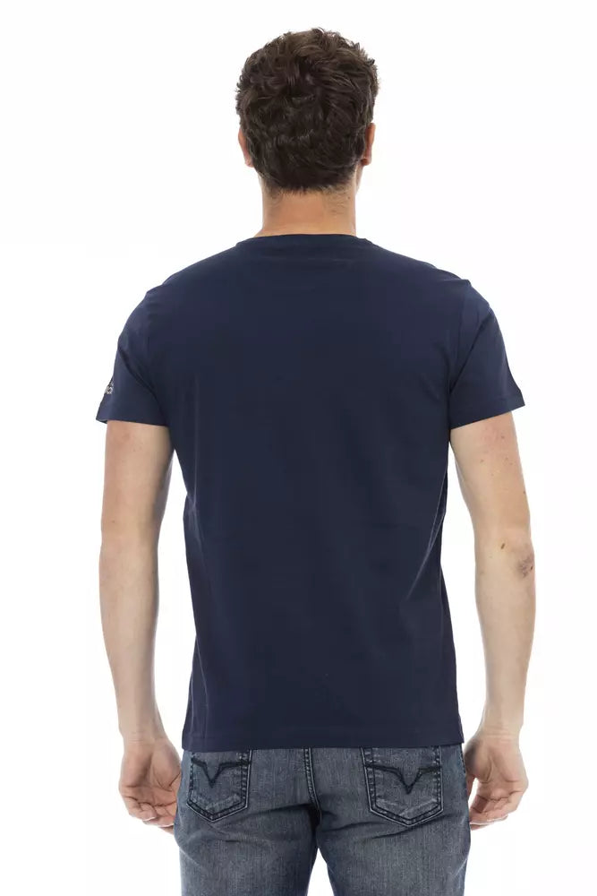 Men's Trussardi Action Cotton T-Shirt in Blue
