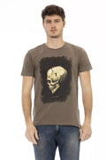 Trussardi Action Men's Brown Cotton T-Shirt