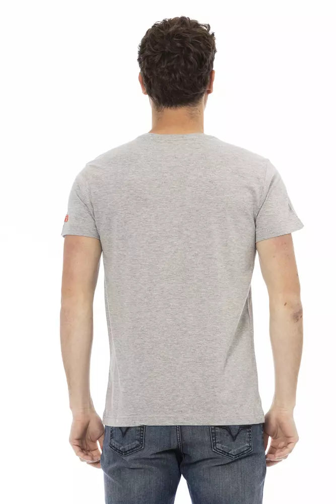 Trussardi Action Men's Grey Cotton T-Shirt