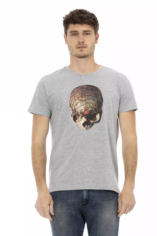 Men's Trussardi Action Grey Cotton T-Shirt