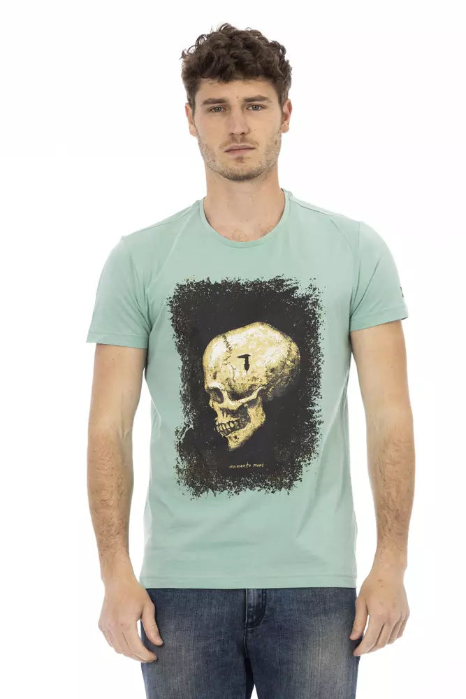Trussardi Action Men's Green Cotton T-Shirt