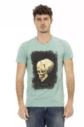 Trussardi Action Men's Green Cotton T-Shirt