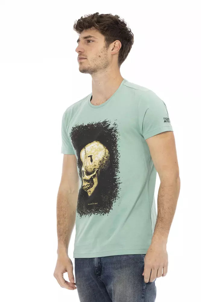 Trussardi Action Men's Green Cotton T-Shirt