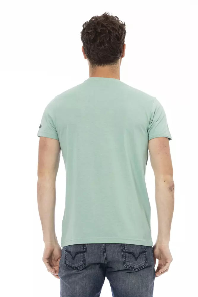 Trussardi Action Men's Green Cotton T-Shirt