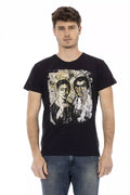 Trussardi Action Men's Black Cotton T-Shirt