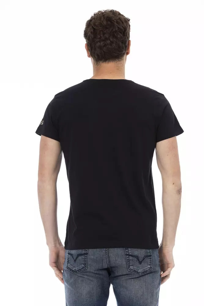 Trussardi Action Men's Black Cotton T-Shirt