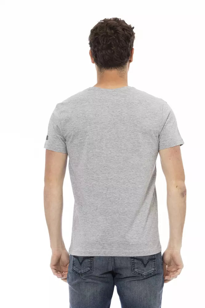 Men's Trussardi Action Grey Cotton T-Shirt