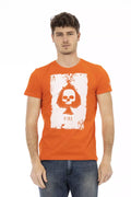 Trussardi Action Men's Orange Cotton T-Shirt
