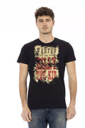 Trussardi Action Men's Black Cotton T-Shirt