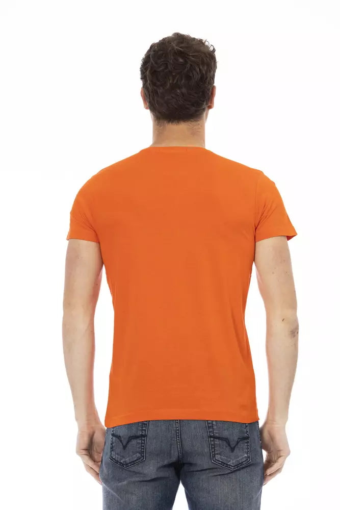 Trussardi Action Men's Orange Cotton T-Shirt