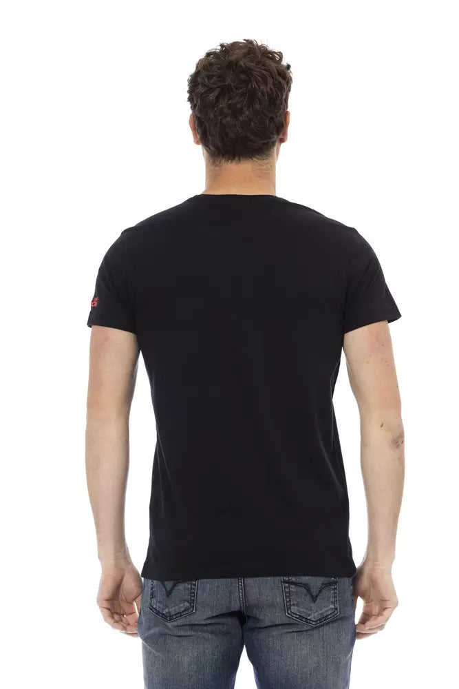 Trussardi Action Men's Black Cotton T-Shirt