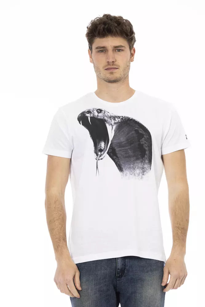 Trussardi Action Men's White Cotton T-Shirt